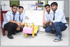 Fork Lift Controlled by Remote Sensing Technology